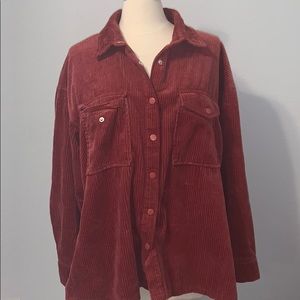 Forever 21 red fall jacket